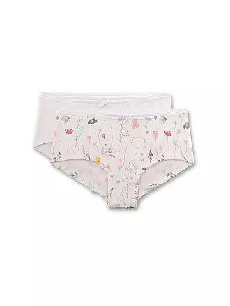 SANETTA | Mädchen Pants 2er Pkg. white pebb | 